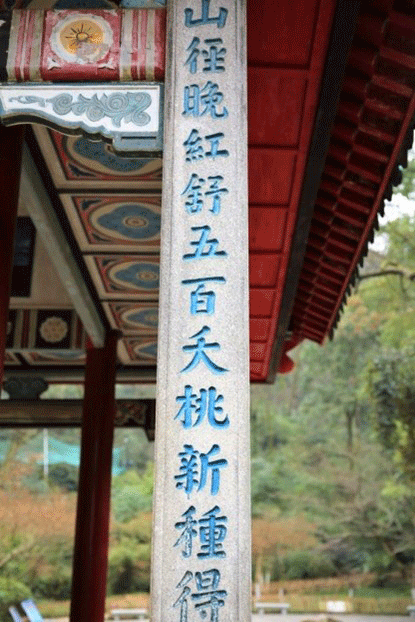 Right-granite-column-couplet right granite column chinese elements