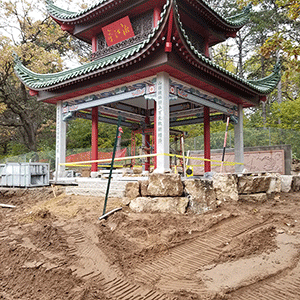 pavilion construction past
