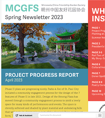 spring 2023 Newsletter news